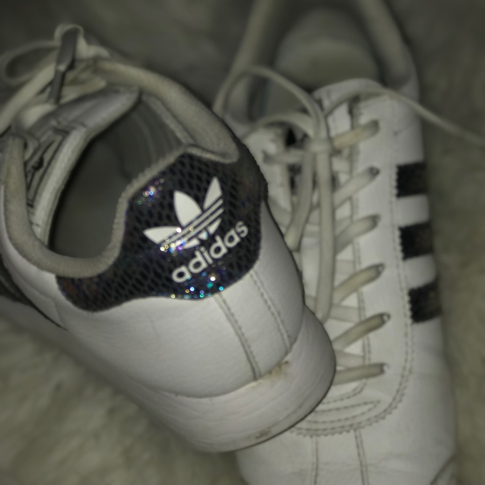 Iridescent Dragon Skin Adidas Sneakers